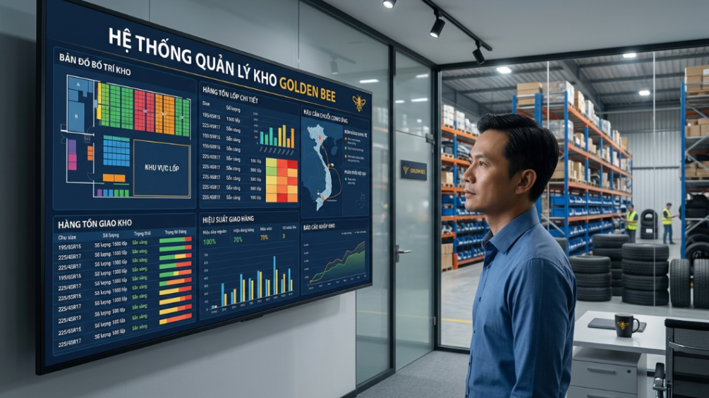 Thiết Kế Phần Mềm Theo Yêu Cầu Để Quản Lý Kho Lốp Xe Và Phụ Tùng Tối Ưu - Tin tức Golden Bee