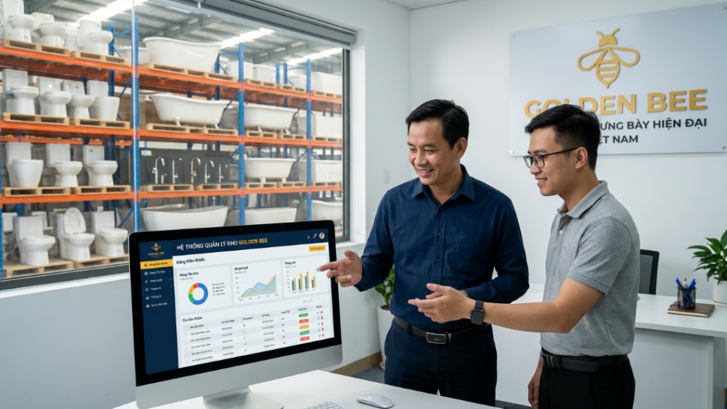 Viết Phần Mềm Theo Yêu Cầu Quản Lý Kho Thiết Bị Vệ Sinh Chuyên Biệt Hiệu Quả Cao - Tin tức Golden Bee