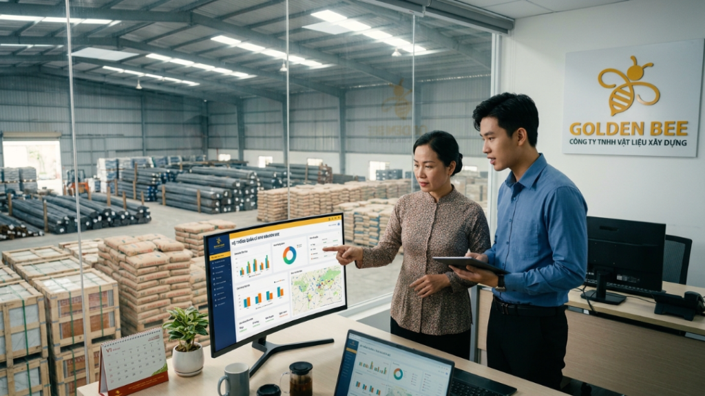 Viết Phần Mềm Theo Yêu Cầu Quản Lý Kho Vật Liệu Xây Dựng Tối Ưu Chi Phí Hiệu Quả Nhất - Tin tức Golden Bee