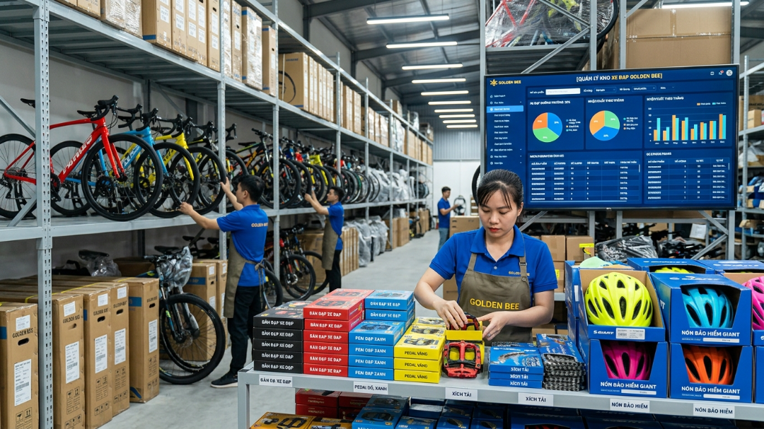 Viết phần mềm quản lý kho xe đạp & phụ kiện theo yêu cầu