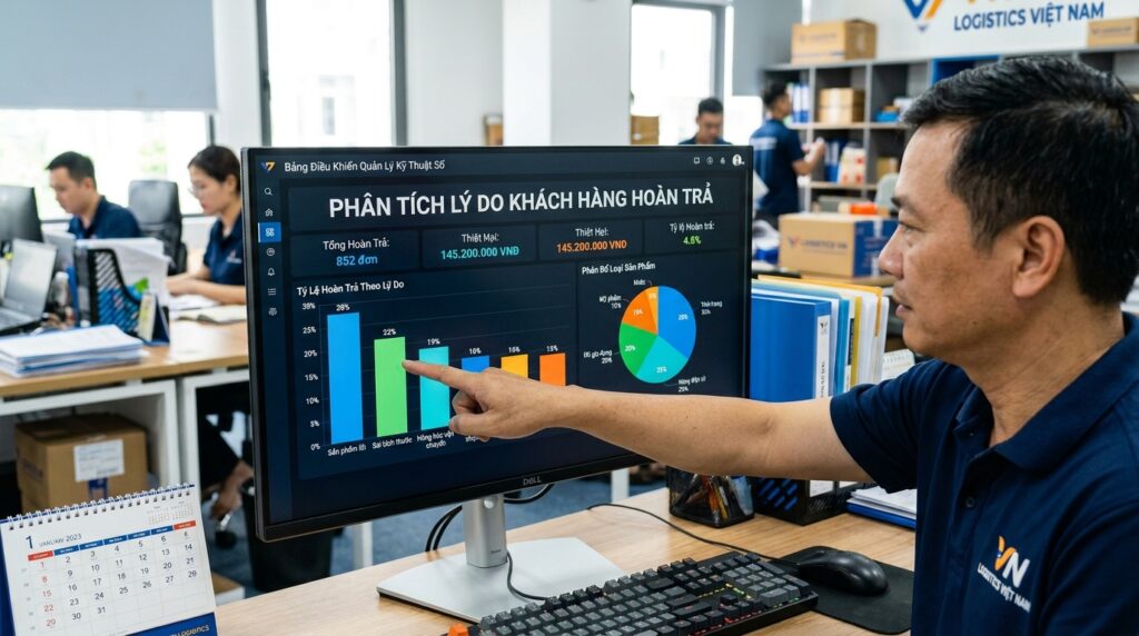 Giao diện quản lý thông minh của viết phần mềm quản lý kho kho hàng hoàn trả theo yêu cầu