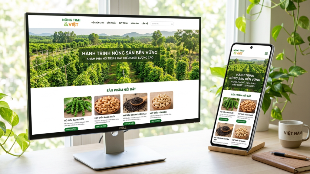 Thiết Kế Web Trang Trại Cần Thơ Chuyên Nghiệp Giúp Nông Trại Đột Phá Doanh Thu Cam Kết Uy Tín Cao - Tin tức Golden Bee