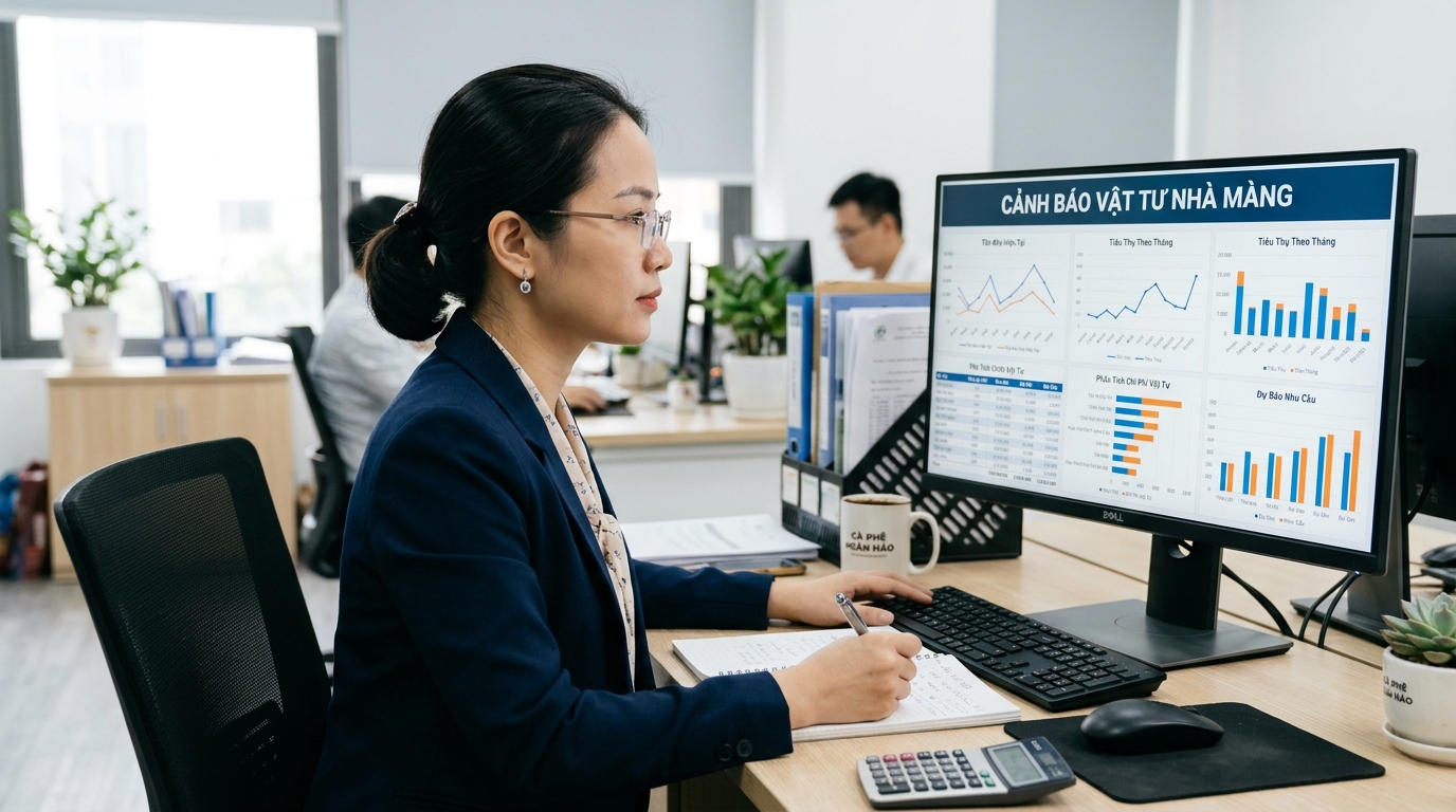 Thiết Kế Phần Mềm Theo Yêu Cầu Quản Lý Kho Dây Cáp & Vật Tư Điện Tối Ưu