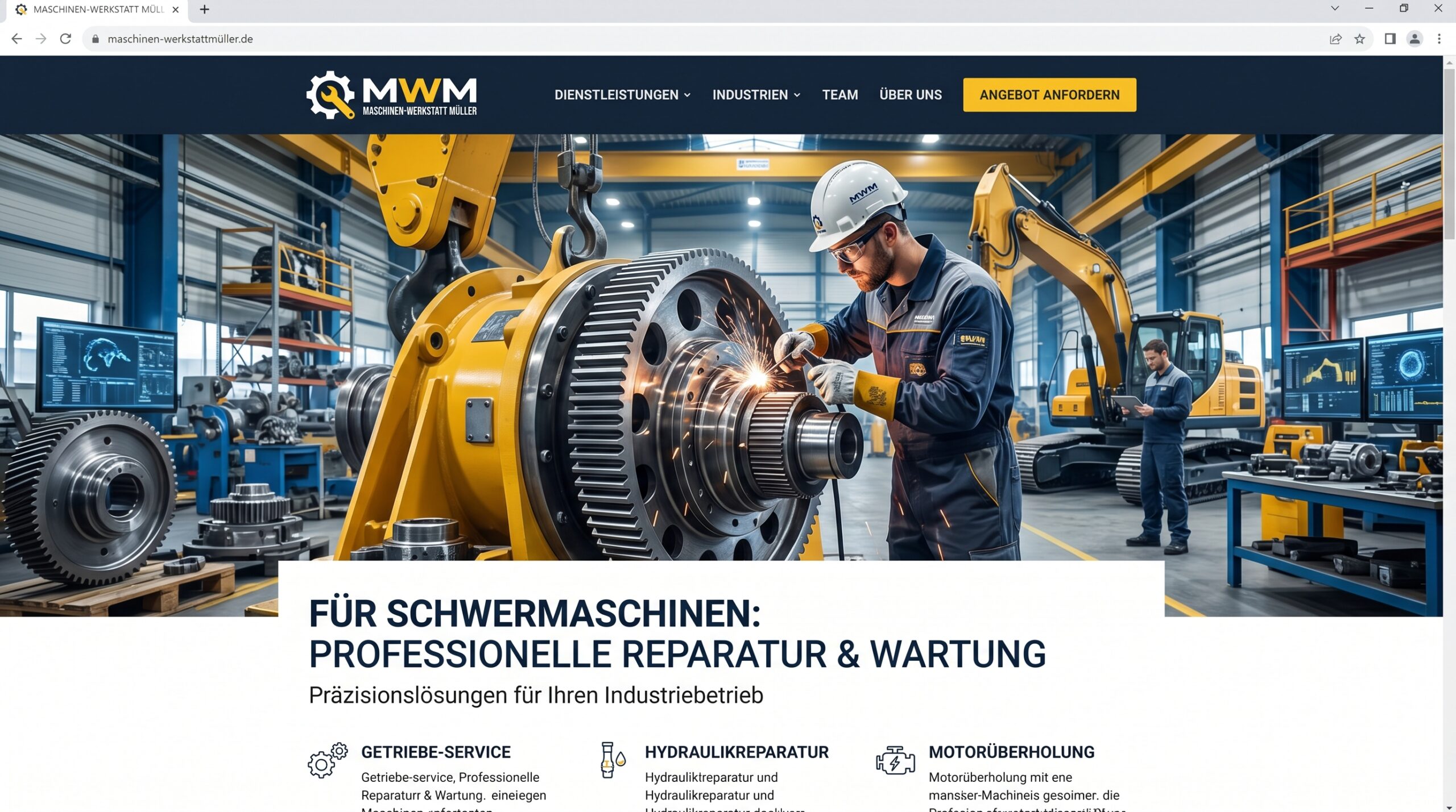 Thiết Kế Web Cơ Khí Cần Thơ Giúp Tăng Doanh Thu Đột Phá Cho Xưởng Sửa Chữa Máy