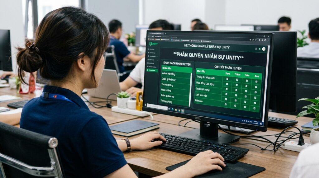 Giao diện trực quan đo lường chỉ số Kiểm soát ra vào là gì trên phần mềm Unity