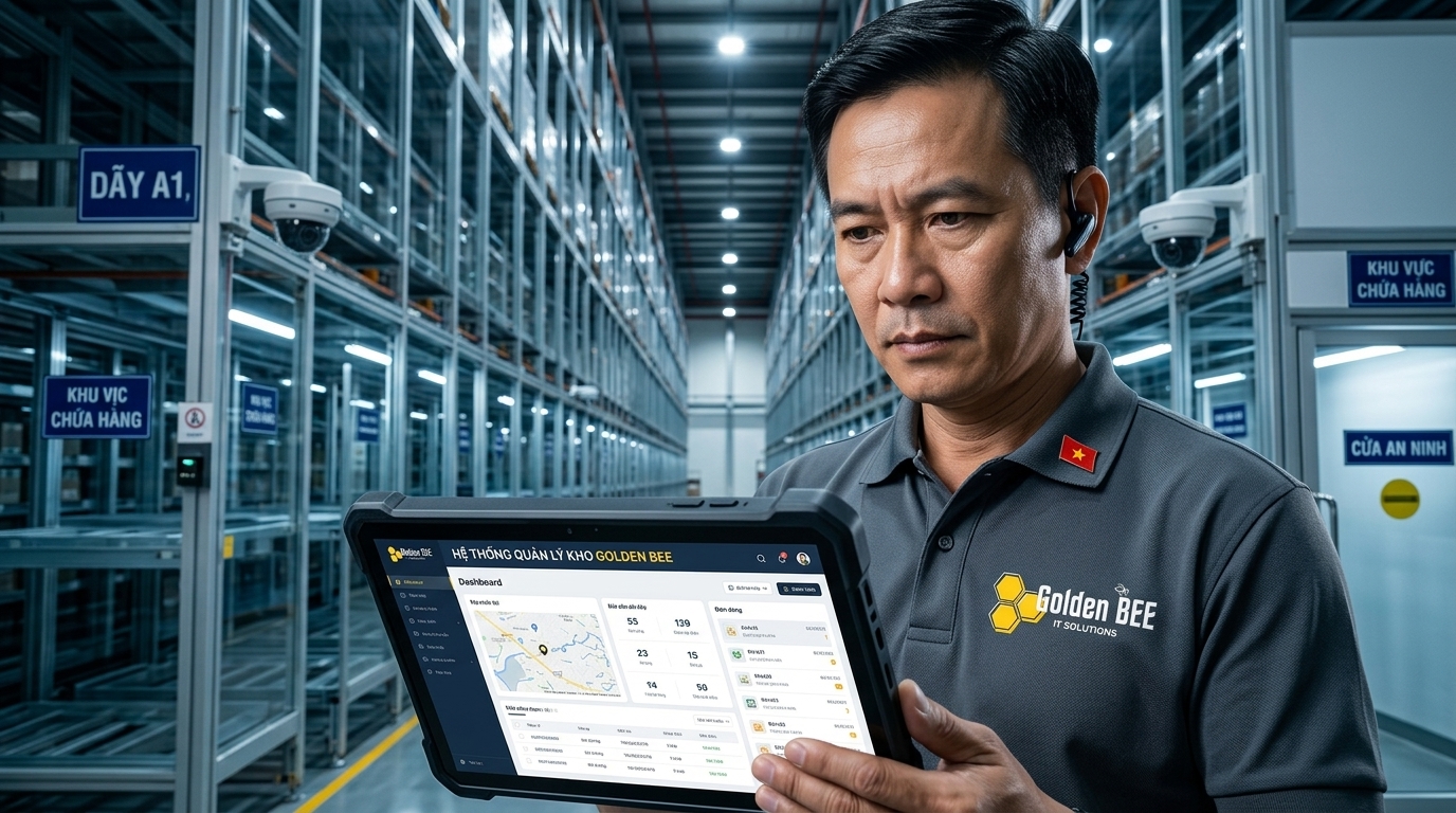 Khái niệm Kiểm soát ra vào là gì giúp bảo mật hệ thống nhà kho thông minh Golden Bee