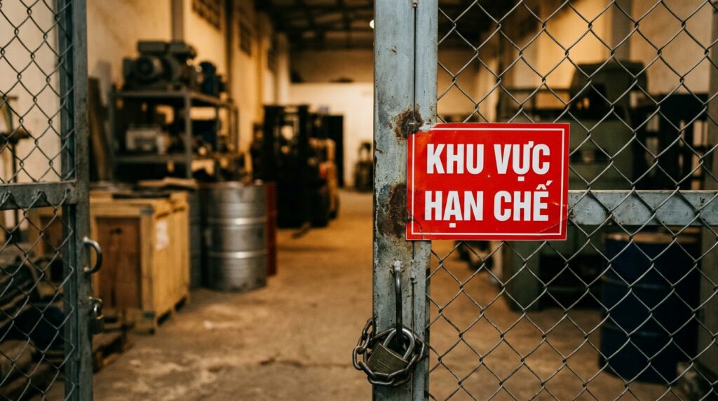 Rủi ro thất thoát tài sản khi không hiểu Kiểm soát ra vào là gì một cách khoa học
