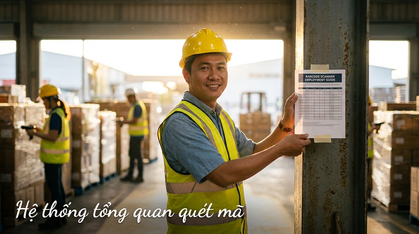 Máy Quét Mã Vạch Là Gì? – Phương Pháp Nhập Liệu Tự Động Dễ Dàng Hơn