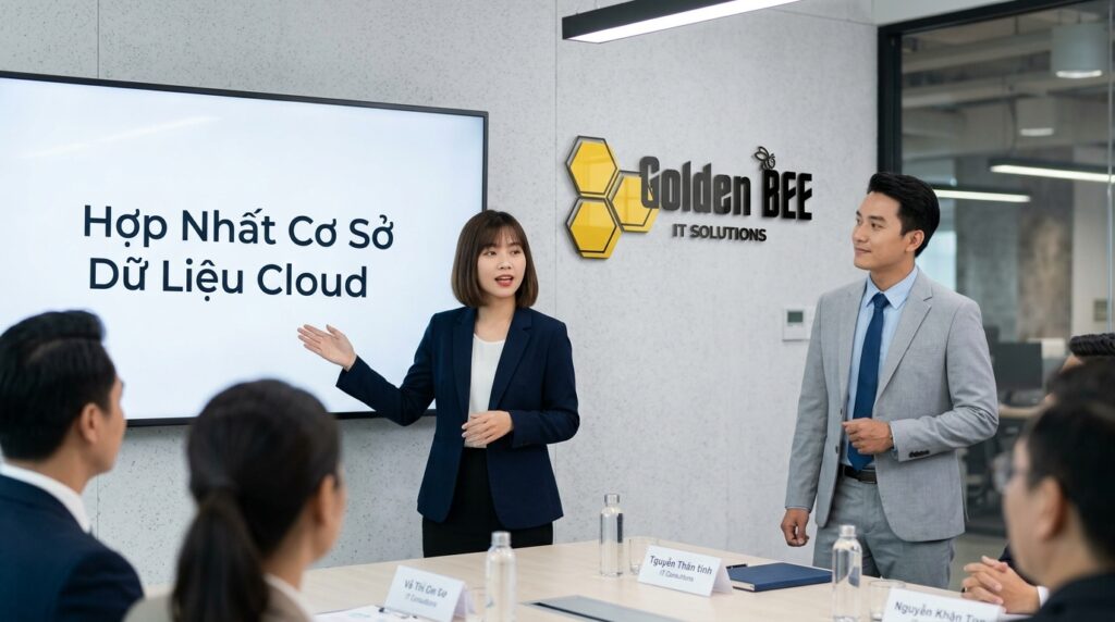Đồng bộ luồng thông tin tài chính giúp tối ưu hóa điện toán đám mây kho là gì cùng Golden Bee