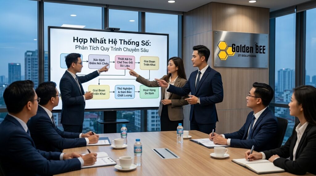 Hợp nhất thông tin quản trị giúp tối ưu trí tuệ nhân tạo trong kho là gì cùng Golden Bee