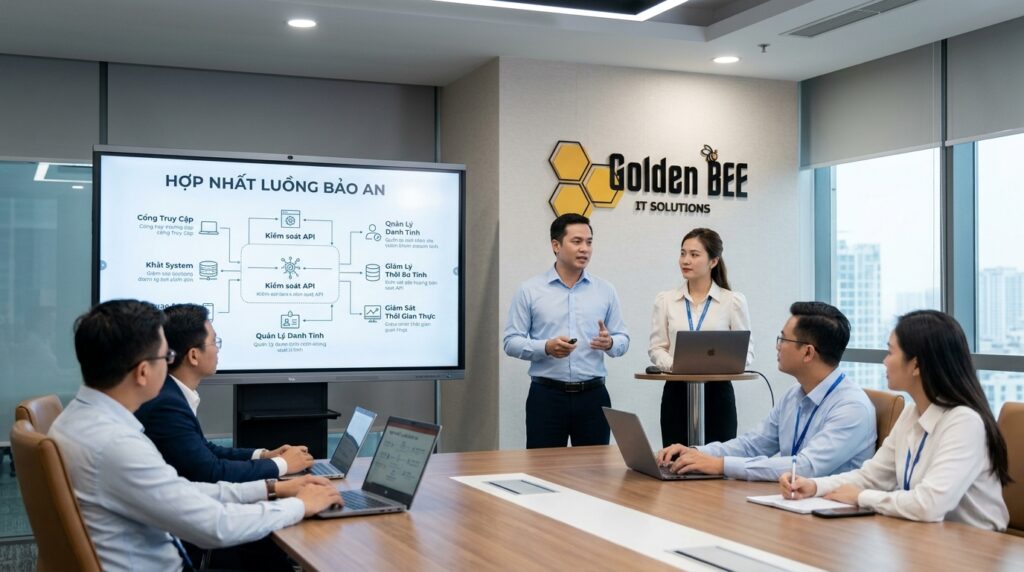 Hợp nhất thông tin quản trị giúp tối ưu thiết bị bảo hộ là gì cùng Golden Bee