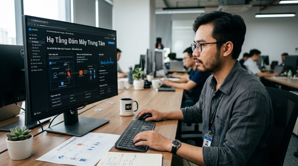  Khái niệm điện toán đám mây kho là gì trực quan qua cấu trúc hạ tầng mạng trực tuyến