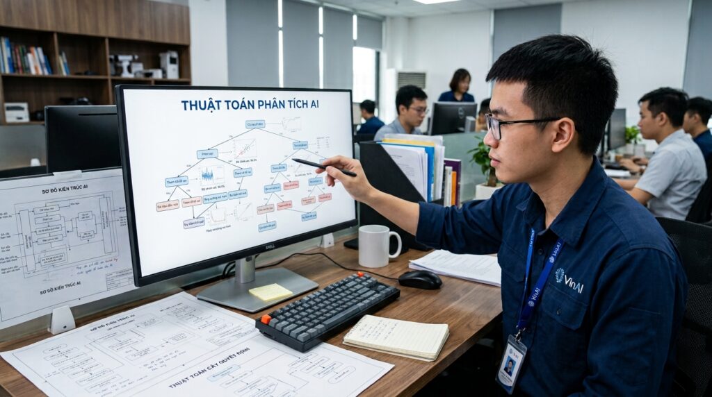  Khái niệm trí tuệ nhân tạo trong kho là gì trực quan qua sơ đồ phân tích thuật toán