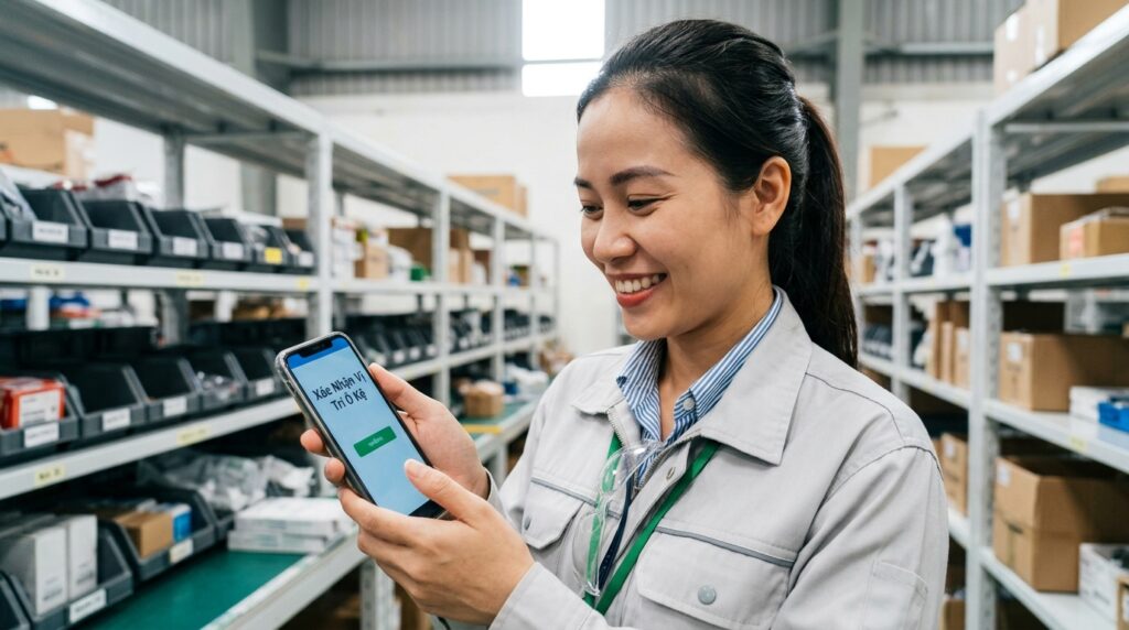 Ứng dụng quản lý kho trên điện thoại là gì giúp nâng cao hiệu suất bốc dỡ thực tế