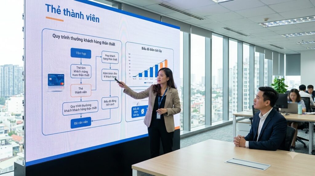 Khái niệm và mô hình áp dụng app tích điểm khách hàng thực tế.