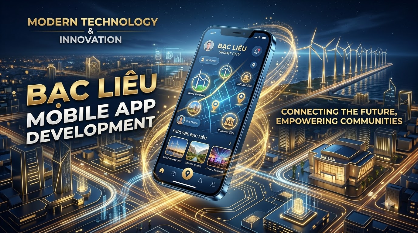 Thiết kế app mobile tại Bạc Liêu: Đơn vị uy tín, kinh nghiệm thực chiến