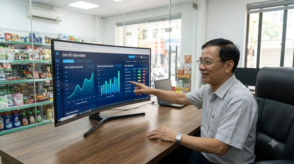 Dự án case study thực tế ứng dụng app quản lý bán hàng thành công.