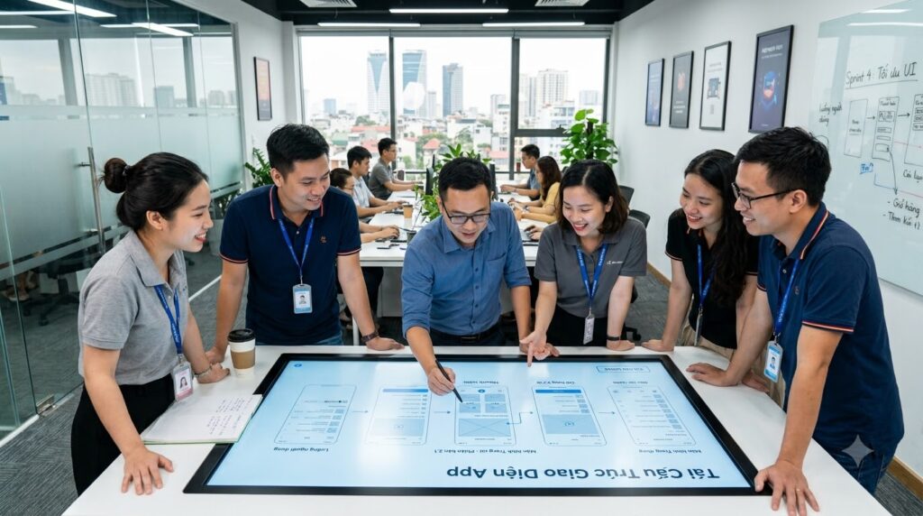 thiết kế lại giao diện app nâng cao trải nghiệm khách hàng