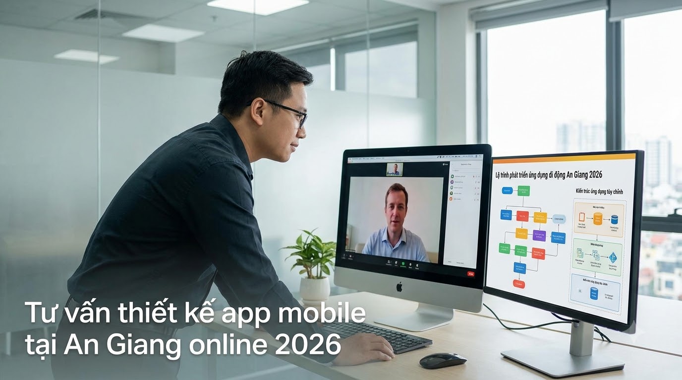 Thiết Kế App Mobile Tại An Giang: Đơn Vị Uy Tín, Kinh Nghiệm Thực Chiến (2026)