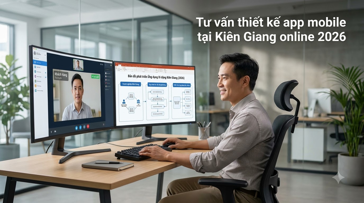 Thiết Kế App Mobile Tại Kiên Giang: Đơn Vị Uy Tín, Kinh Nghiệm Thực Chiến (2026)