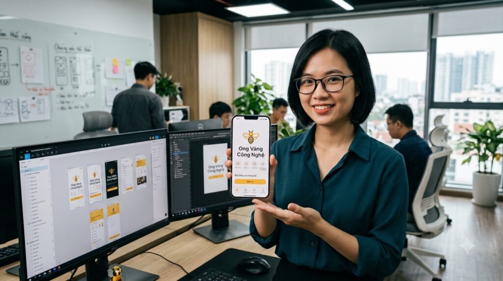 thiết kế lại giao diện app tuân thủ quy chuẩn UI UX