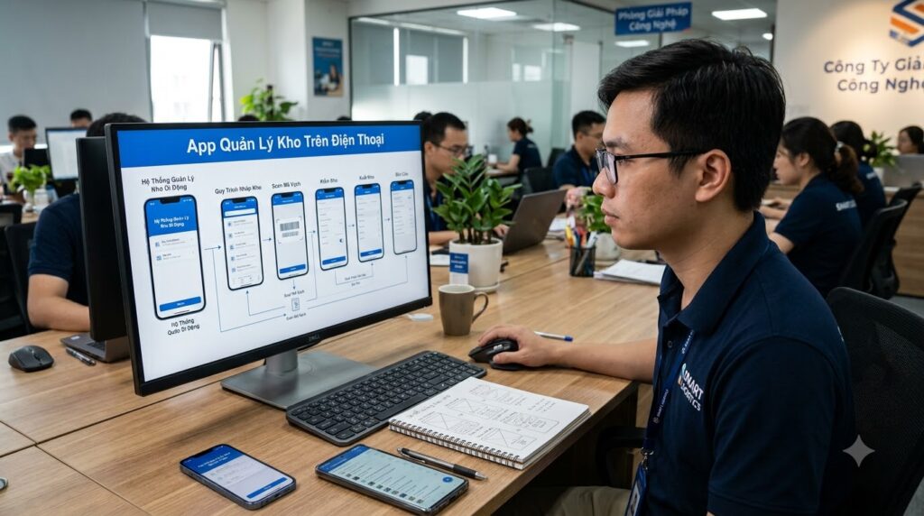 Định nghĩa khái niệm và đối tượng phù hợp dùng app quản lý kho trên điện thoại
