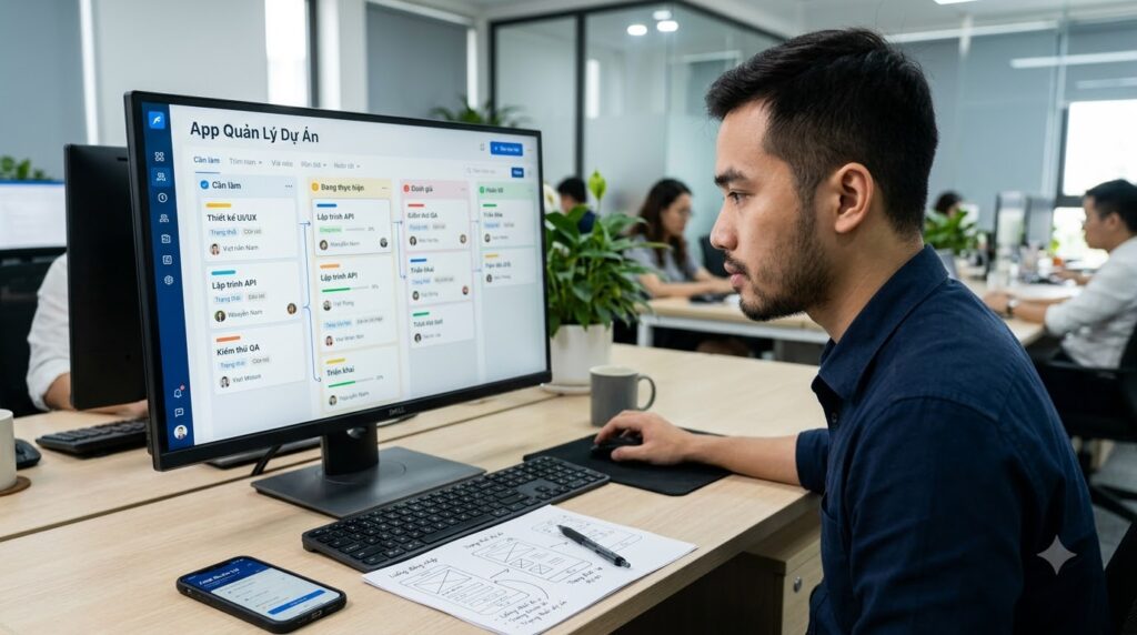 Định nghĩa khái niệm và đối tượng phù hợp dùng app quản lý dự án