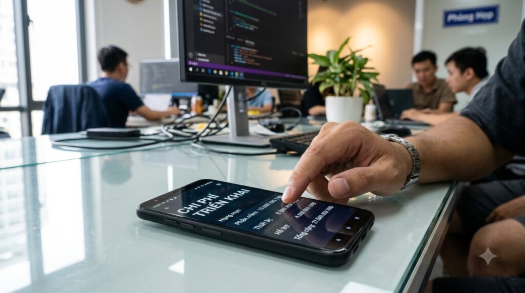 Dự toán chi phí và thời gian cần thiết để làm app giới thiệu công ty