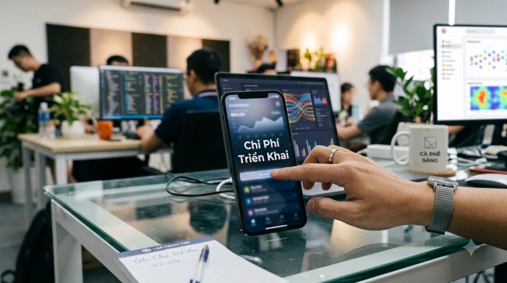Bảng dự toán chi phí và thời gian làm app thương hiệu doanh nghiệp