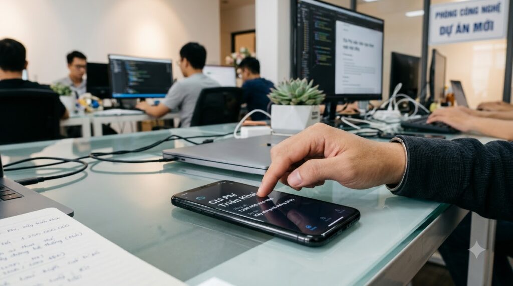  Bảng dự toán chi phí và thời gian triển khai app chấm công nhân viên