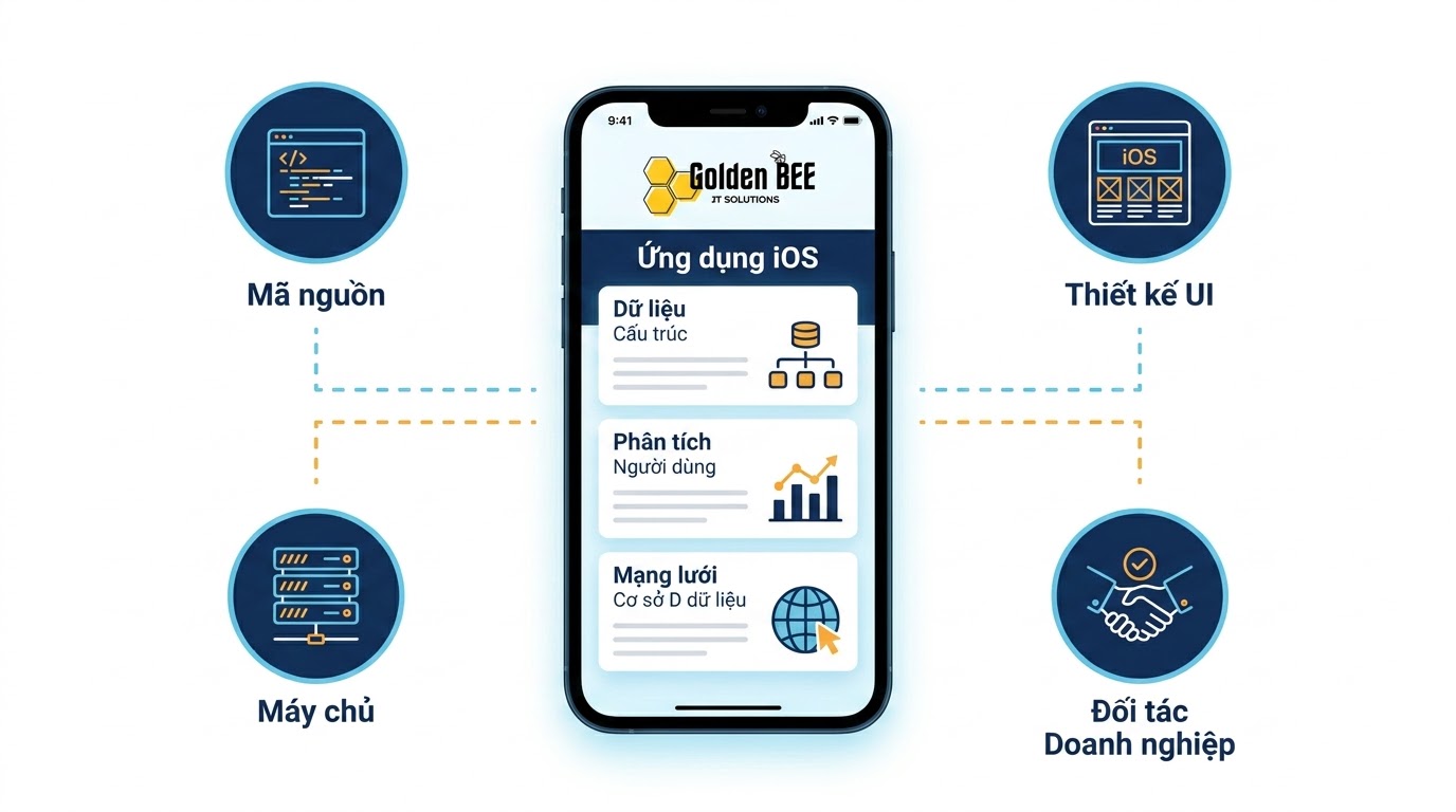 Hướng dẫn quy trình thiết kế app iPhone chuyên nghiệp cho doanh nghiệp.